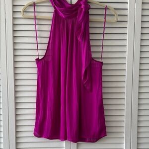 Banana Republic Pink Asymmetrical Sleeveless Blouse. Worn once